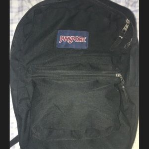 Black jansport backpack